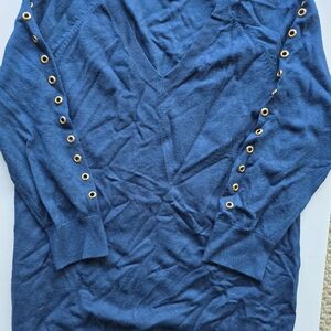 Grace Elements Teal Blue Lightweight Top